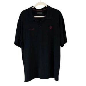 Columbia Texas A&M Men's Black Polo Shirt with Red Accents